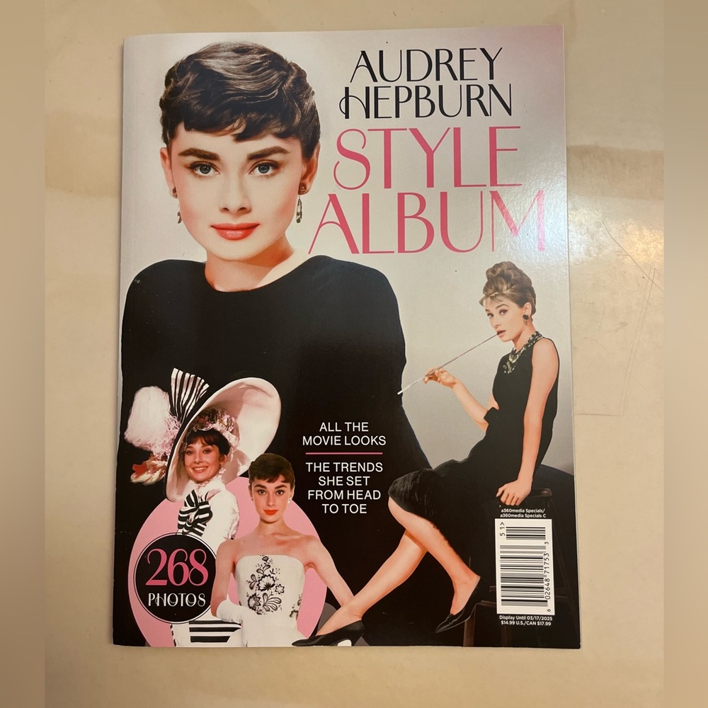 New Audrey Hepburn Style Album Collectible Magazine